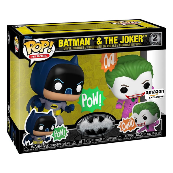 Funko POP DC Batman's 85th Anniversary 1966 Batman and The Joker Exclusive Figure 2 Pack